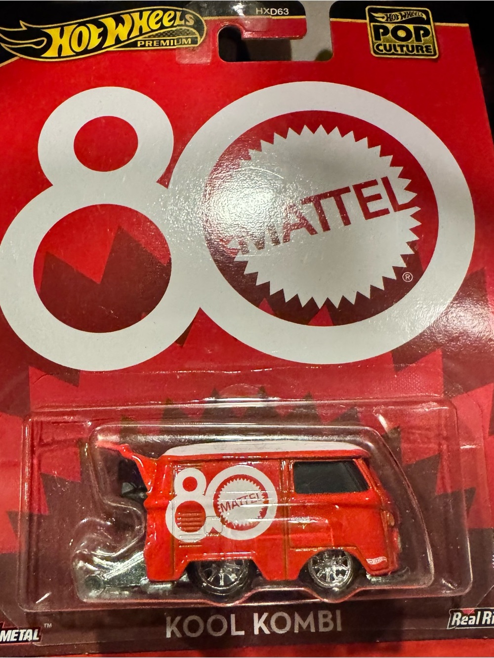 Hot Wheels Kool Kombi Toy Van - Red - Mattel